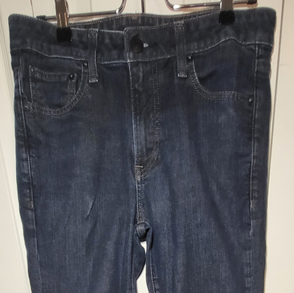 Express Dark Blue Men's Straight Jeans